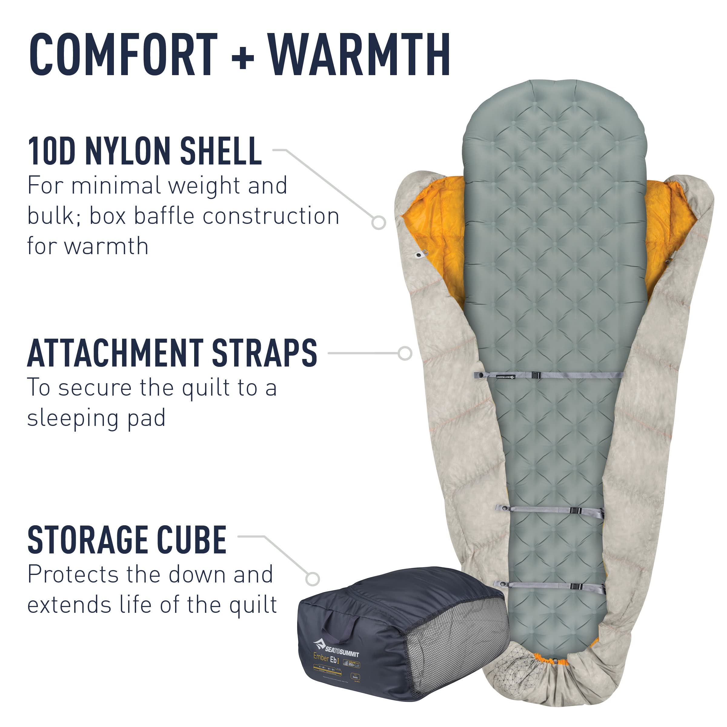 Sea to Summit Ember Ultralight Down Backpacking Quilt - Image 4