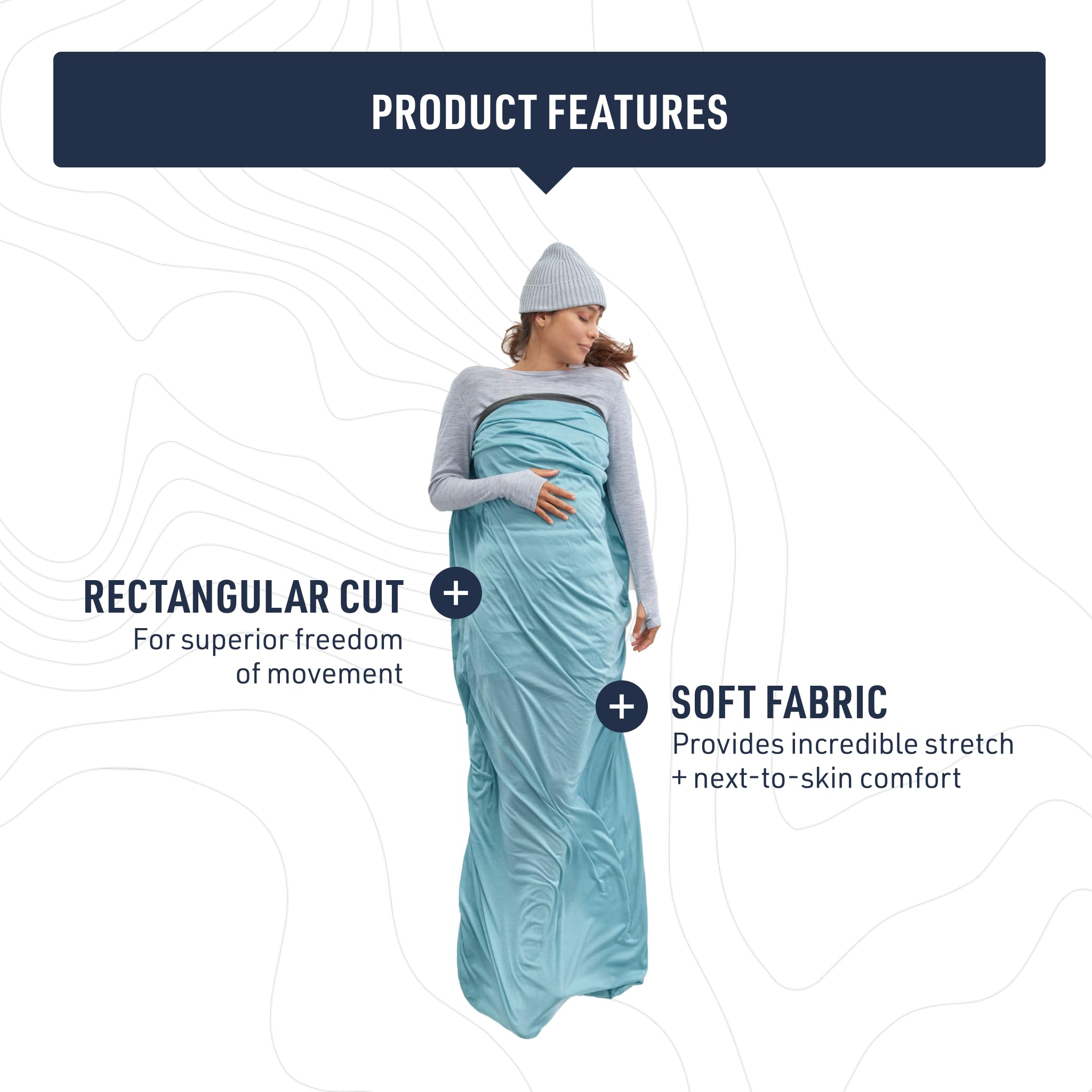 Sea to Summit Comfort Blend Sleeping Bag Liner - Image 3