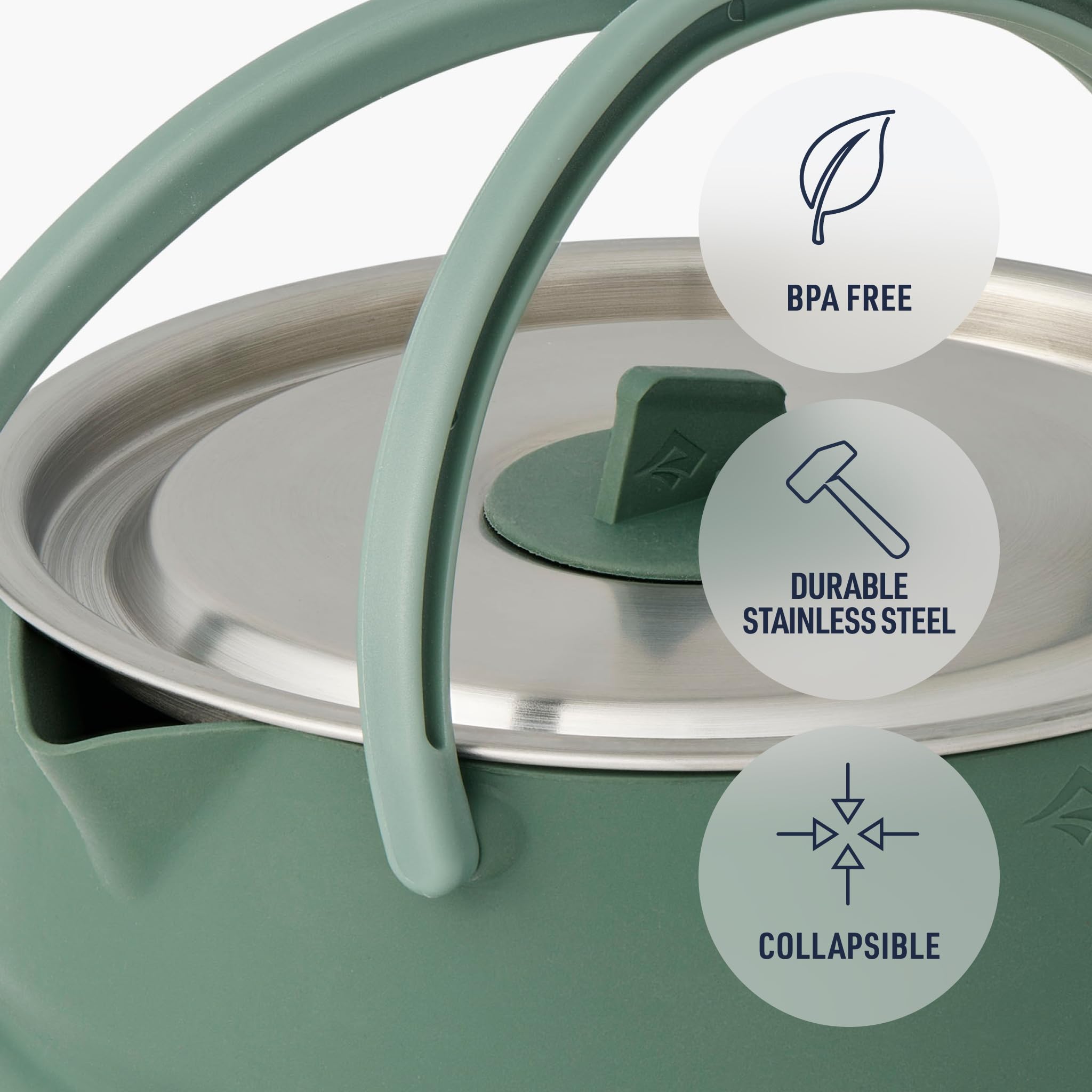 Sea to Summit Detour Stainless Steel 1.6 Liter Collapsible Camp Kettle - Image 4