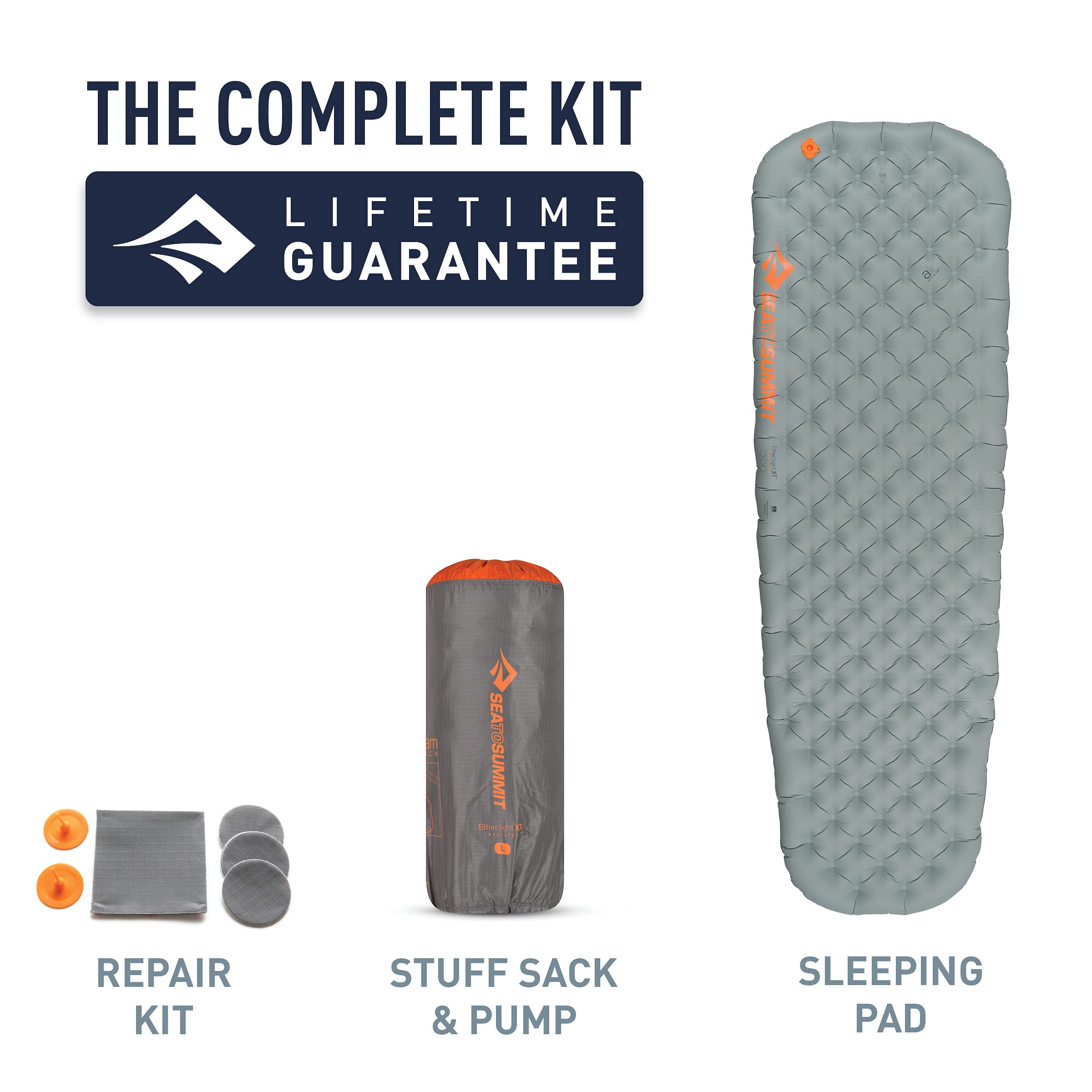 Sea to Summit Ether Light XT Extra-Thick Insulated Sleeping Pad, Tapered - Small (66 x 21.5 x 4 inches) - Image 6
